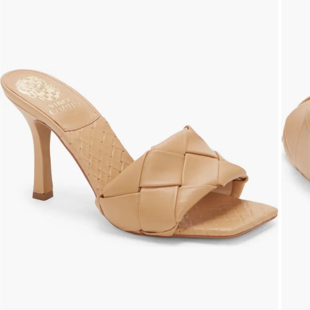 VINCE CAMUTO BRELANIE WOVEN-STRAP HEEL - brand new w/o box